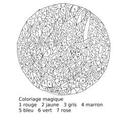 Dibujo para colorear: Dibujos mágicos (Educativo) #126253 - Dibujos para Colorear e Imprimir Gratis