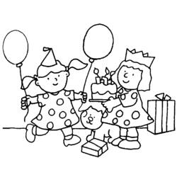 Dibujo para colorear: Aniversario (Fiestas y ocasiones especiales) #57159 - Dibujos para Colorear e Imprimir Gratis