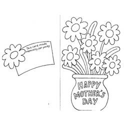 Dibujo para colorear: Día de la Madre (Fiestas y ocasiones especiales) #129803 - Dibujos para Colorear e Imprimir Gratis