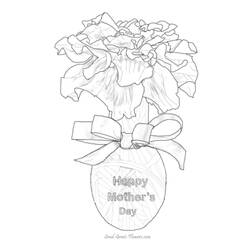 Dibujo para colorear: Día de la Madre (Fiestas y ocasiones especiales) #129966 - Dibujos para Colorear e Imprimir Gratis