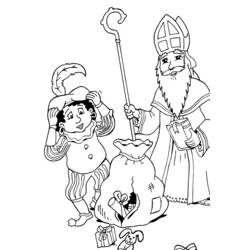 Dibujo para colorear: Día de San Nicolás (Fiestas y ocasiones especiales) #59173 - Dibujos para Colorear e Imprimir Gratis