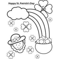 Dibujo para colorear: Día de San Patricio (Fiestas y ocasiones especiales) #57964 - Dibujos para Colorear e Imprimir Gratis