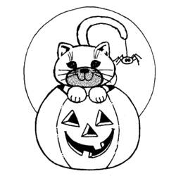 Dibujo para colorear: Halloween (Fiestas y ocasiones especiales) #55179 - Dibujos para Colorear e Imprimir Gratis