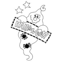 Dibujo para colorear: Halloween (Fiestas y ocasiones especiales) #55197 - Dibujos para Colorear e Imprimir Gratis