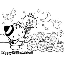 Dibujo para colorear: Halloween (Fiestas y ocasiones especiales) #55201 - Dibujos para Colorear e Imprimir Gratis