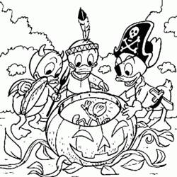 Dibujo para colorear: Halloween (Fiestas y ocasiones especiales) #55290 - Dibujos para Colorear e Imprimir Gratis