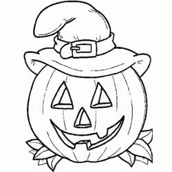 Dibujo para colorear: Halloween (Fiestas y ocasiones especiales) #55343 - Dibujos para Colorear e Imprimir Gratis