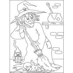 Dibujo para colorear: Halloween (Fiestas y ocasiones especiales) #55484 - Dibujos para Colorear e Imprimir Gratis