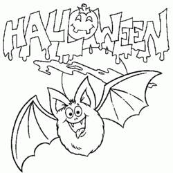 Dibujo para colorear: Halloween (Fiestas y ocasiones especiales) #55502 - Dibujos para Colorear e Imprimir Gratis