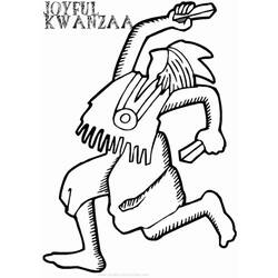 Dibujo para colorear: Kwanzaa (Fiestas y ocasiones especiales) #60477 - Dibujos para Colorear e Imprimir Gratis