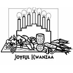 Dibujo para colorear: Kwanzaa (Fiestas y ocasiones especiales) #60481 - Dibujos para Colorear e Imprimir Gratis