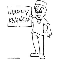Dibujo para colorear: Kwanzaa (Fiestas y ocasiones especiales) #60596 - Dibujos para Colorear e Imprimir Gratis