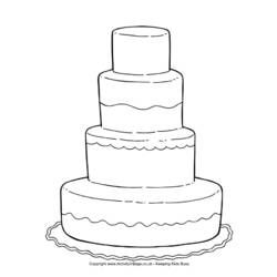 Dibujo para colorear: Matrimonio (Fiestas y ocasiones especiales) #56004 - Dibujos para Colorear e Imprimir Gratis