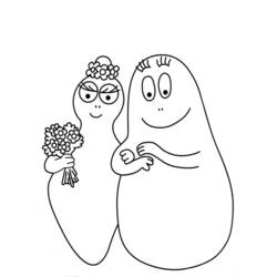Dibujo para colorear: Matrimonio (Fiestas y ocasiones especiales) #56023 - Dibujos para Colorear e Imprimir Gratis
