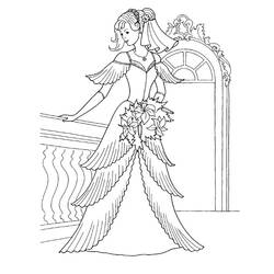 Dibujo para colorear: Matrimonio (Fiestas y ocasiones especiales) #56099 - Dibujos para Colorear e Imprimir Gratis