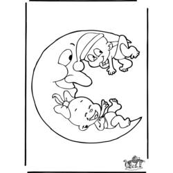 Dibujo para colorear: Nacimiento (Fiestas y ocasiones especiales) #55600 - Dibujos para Colorear e Imprimir Gratis