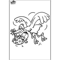 Dibujo para colorear: Nacimiento (Fiestas y ocasiones especiales) #55609 - Dibujos para Colorear e Imprimir Gratis