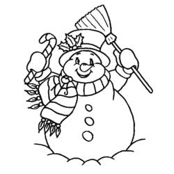 Dibujo para colorear: Navidad (Fiestas y ocasiones especiales) #54814 - Dibujos para Colorear e Imprimir Gratis