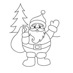 Dibujo para colorear: Navidad (Fiestas y ocasiones especiales) #54829 - Dibujos para Colorear e Imprimir Gratis