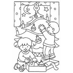 Dibujo para colorear: Navidad (Fiestas y ocasiones especiales) #54865 - Dibujos para Colorear e Imprimir Gratis