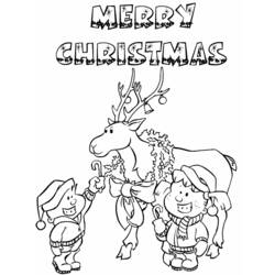 Dibujo para colorear: Navidad (Fiestas y ocasiones especiales) #54866 - Dibujos para Colorear e Imprimir Gratis