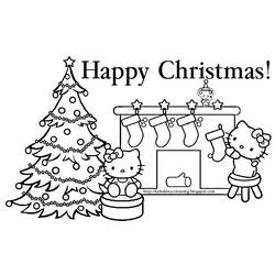 Dibujo para colorear: Navidad (Fiestas y ocasiones especiales) #54868 - Dibujos para Colorear e Imprimir Gratis