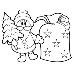 Dibujo para colorear: Navidad (Fiestas y ocasiones especiales) #54979 - Dibujos para Colorear e Imprimir Gratis