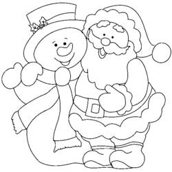 Dibujo para colorear: Navidad (Fiestas y ocasiones especiales) #54990 - Dibujos para Colorear e Imprimir Gratis