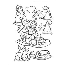 Dibujo para colorear: Navidad (Fiestas y ocasiones especiales) #55043 - Dibujos para Colorear e Imprimir Gratis