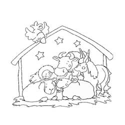 Dibujo para colorear: Navidad (Fiestas y ocasiones especiales) #55131 - Dibujos para Colorear e Imprimir Gratis