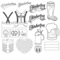 Dibujo para colorear: Oktoberfest (Fiestas y ocasiones especiales) #59387 - Dibujos para Colorear e Imprimir Gratis