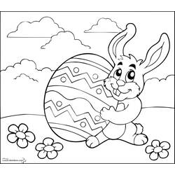 Dibujo para colorear: Pascua (Fiestas y ocasiones especiales) #54669 - Dibujos para Colorear e Imprimir Gratis