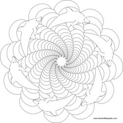 Dibujo para colorear: Mandalas (Mandalas) #22981 - Dibujos para Colorear e Imprimir Gratis