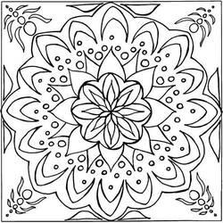Dibujo para colorear: Mandalas (Mandalas) #23067 - Dibujos para Colorear e Imprimir Gratis