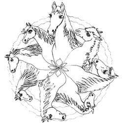 Dibujo para colorear: Mandalas Animales (Mandalas) #22720 - Dibujos para Colorear e Imprimir Gratis
