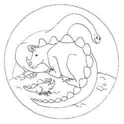Dibujo para colorear: Mandalas Animales (Mandalas) #22756 - Dibujos para Colorear e Imprimir Gratis