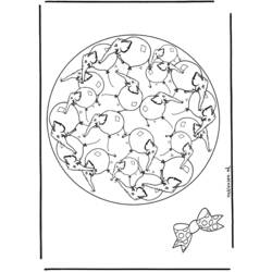 Dibujo para colorear: Mandalas Animales (Mandalas) #22853 - Dibujos para Colorear e Imprimir Gratis