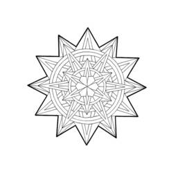 Dibujo para colorear: Mandalas Estrella (Mandalas) #117950 - Dibujos para Colorear e Imprimir Gratis