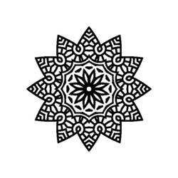 Dibujo para colorear: Mandalas Estrella (Mandalas) #117960 - Dibujos para Colorear e Imprimir Gratis