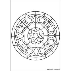 Dibujo para colorear: Mandalas Estrella (Mandalas) #117964 - Dibujos para Colorear e Imprimir Gratis