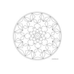 Dibujo para colorear: Mandalas Estrella (Mandalas) #117973 - Dibujos para Colorear e Imprimir Gratis