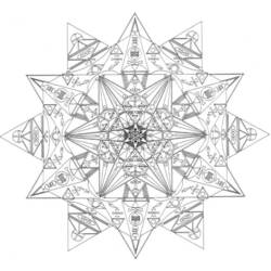 Dibujo para colorear: Mandalas Estrella (Mandalas) #117982 - Dibujos para Colorear e Imprimir Gratis