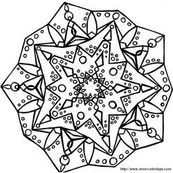 Dibujo para colorear: Mandalas Estrella (Mandalas) #117995 - Dibujos para Colorear e Imprimir Gratis