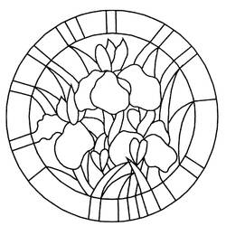 Dibujo para colorear: Mandalas Flores (Mandalas) #117031 - Dibujos para Colorear e Imprimir Gratis