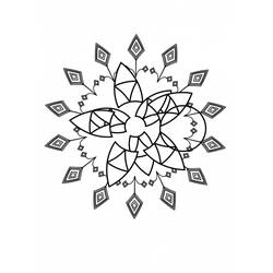 Dibujo para colorear: Mandalas Flores (Mandalas) #117055 - Dibujos para Colorear e Imprimir Gratis