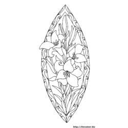 Dibujo para colorear: Mandalas Flores (Mandalas) #117066 - Dibujos para Colorear e Imprimir Gratis