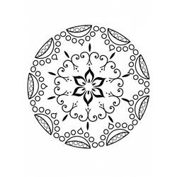 Dibujo para colorear: Mandalas Flores (Mandalas) #117103 - Dibujos para Colorear e Imprimir Gratis