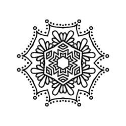 Dibujo para colorear: Mandalas Flores (Mandalas) #117161 - Dibujos para Colorear e Imprimir Gratis