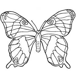 Dibujo para colorear: Mandalas Mariposa (Mandalas) #117396 - Dibujos para Colorear e Imprimir Gratis