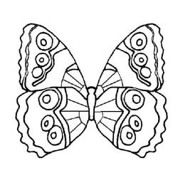 Dibujo para colorear: Mandalas Mariposa (Mandalas) #117420 - Dibujos para Colorear e Imprimir Gratis
